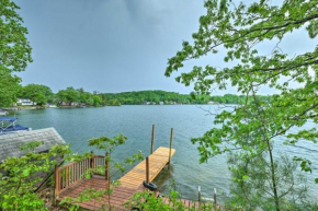 Quiet Cabin on Glen Lake with Boat Dock and Deck!